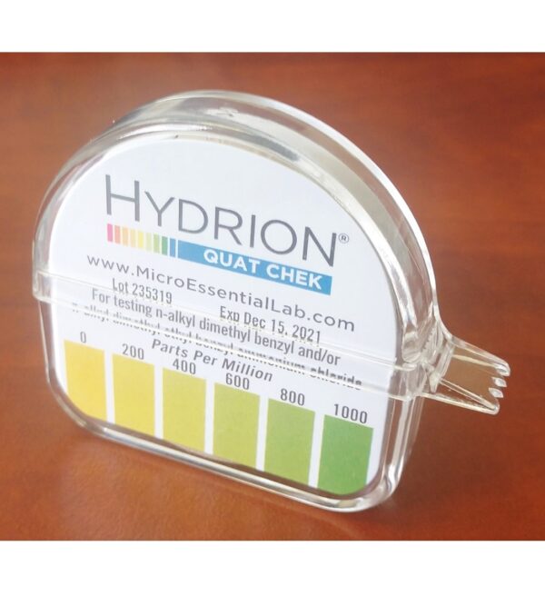Hydrion QC-1001 High-Range Quat Test Strips 20200401 (kit) – for website
